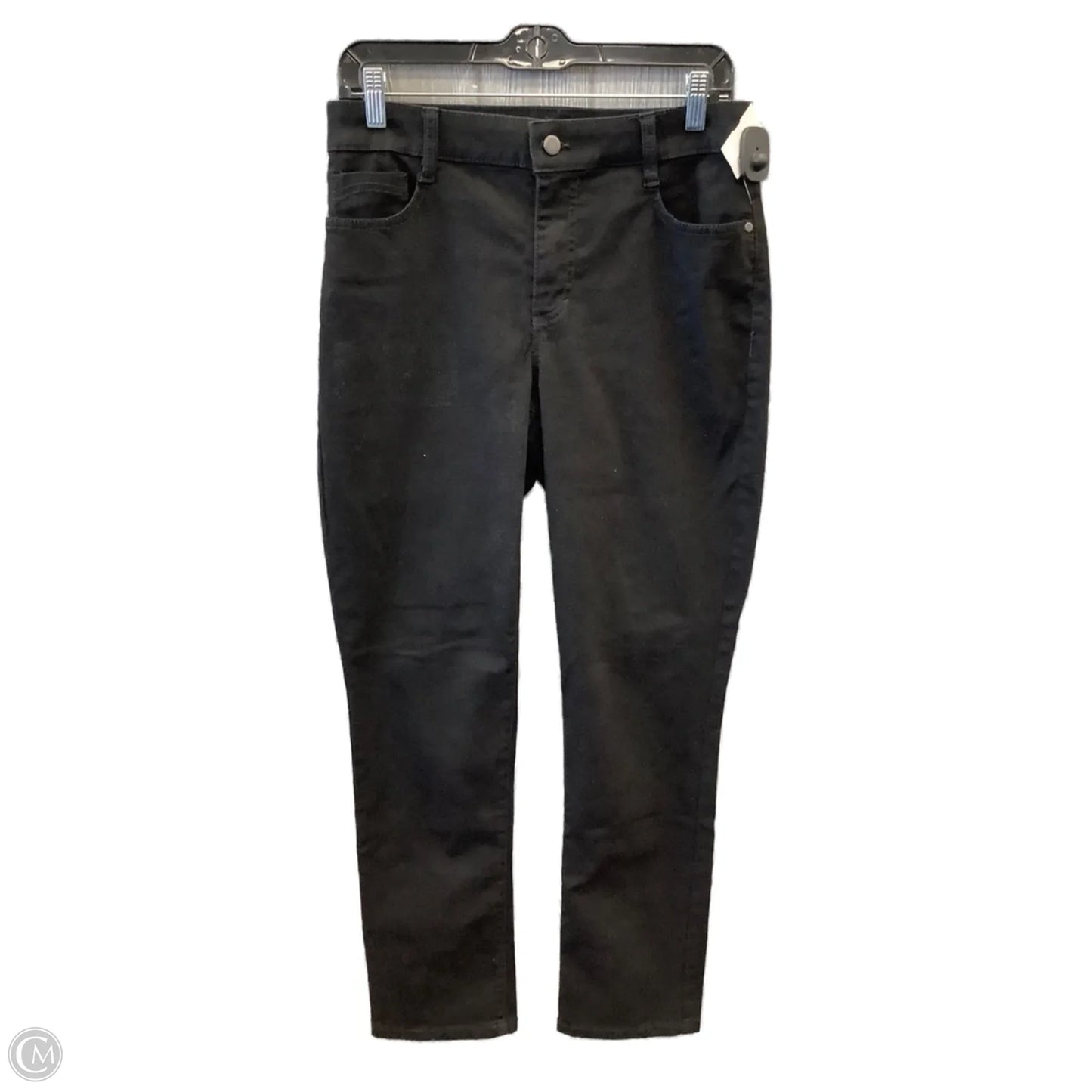 Jeans Straight By Bandolino In Black, Size: 6