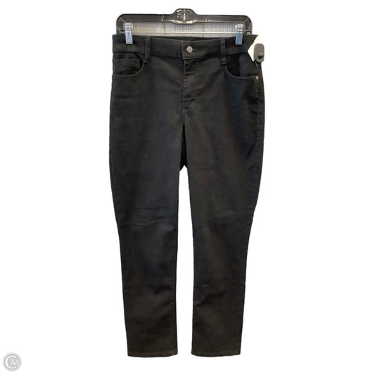 Jeans Straight By Bandolino In Black, Size: 6