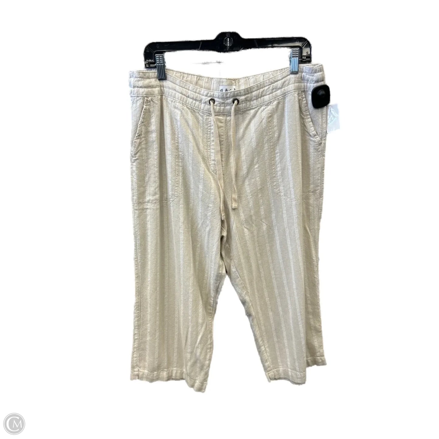 Capris By Cme In Beige, Size: 12