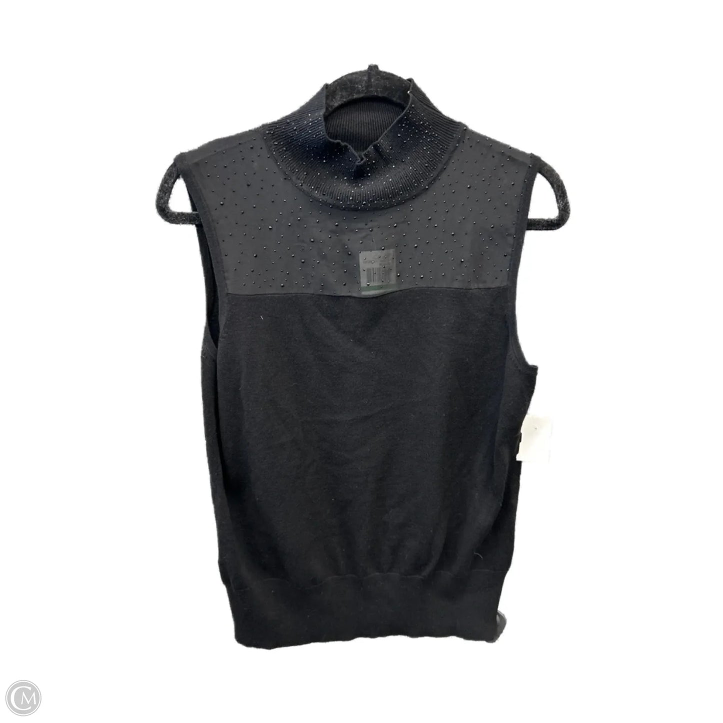 Top Sleeveless By Cable And Gauge In Black, Size: L