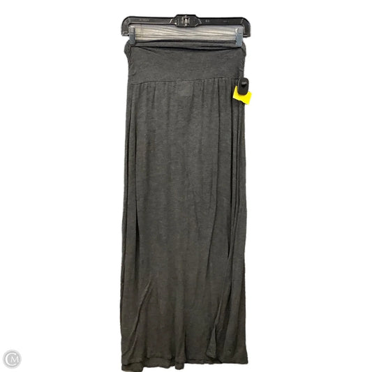 Skirt Maxi By Ab Studio In Grey, Size: 4
