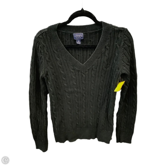 Sweater By Chaps In Black, Size: L