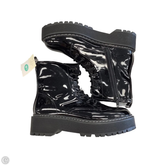 Boots Ankle Flats By A New Day In Black, Size: 9.5