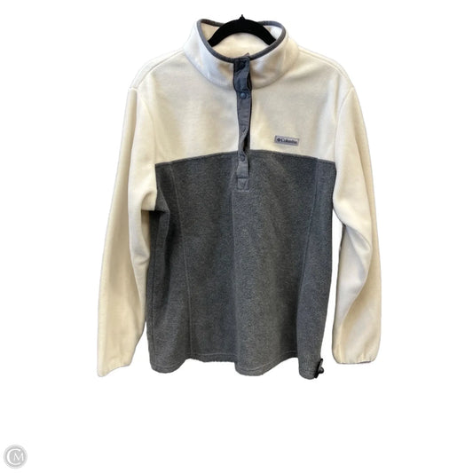 Jacket Fleece By Columbia In Grey, Size: 1x
