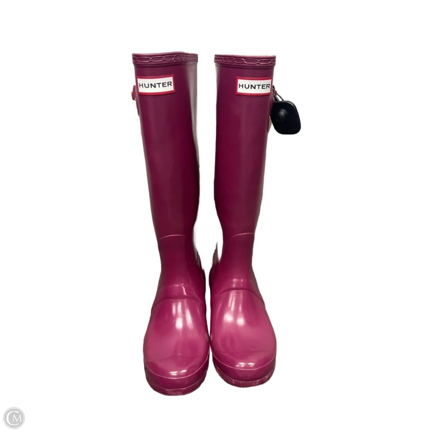 Boots Rain By Hunter In Purple, Size: 7