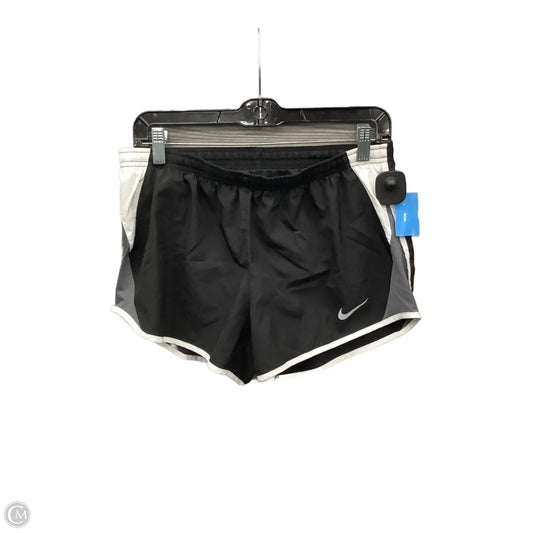 Athletic Shorts By Nike Apparel In Black & White, Size: M