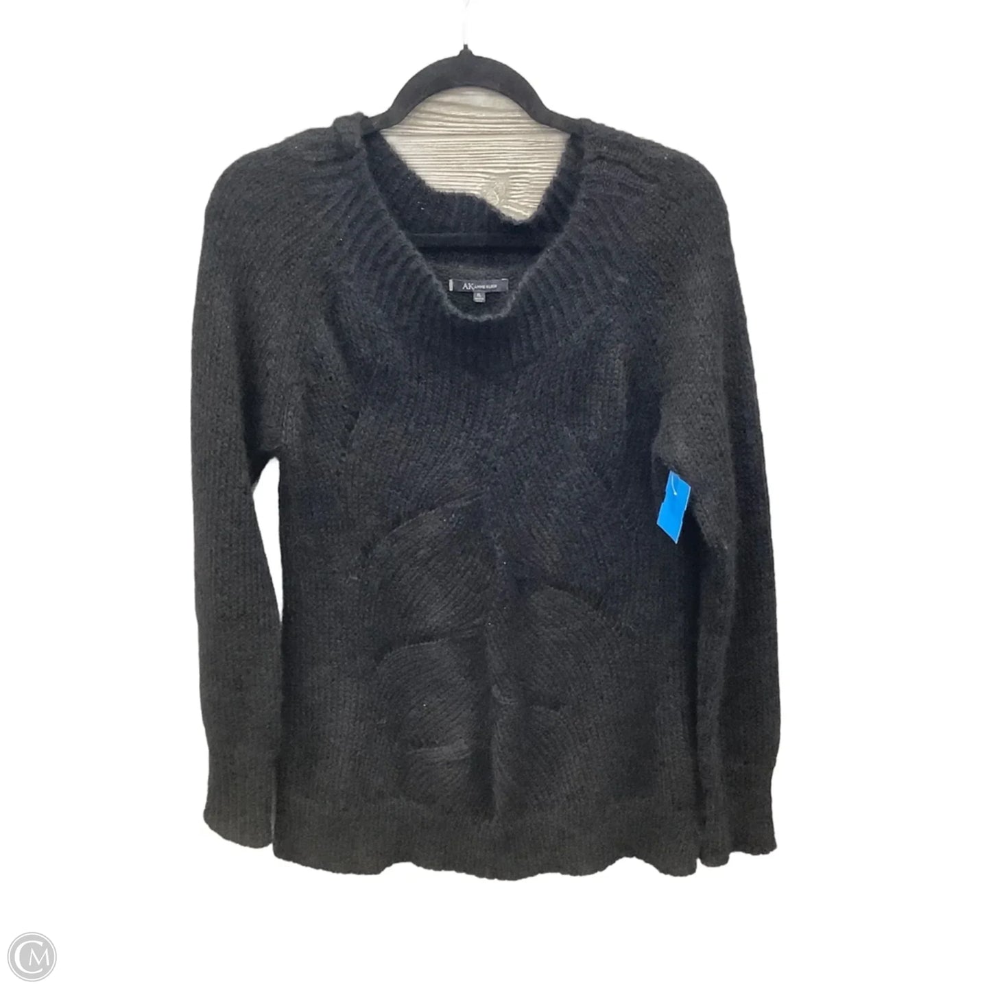 Sweater By Anne Klein In Black, Size: Xl