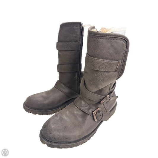 Boots Ankle Flats By Roxy In Brown, Size: 8.5