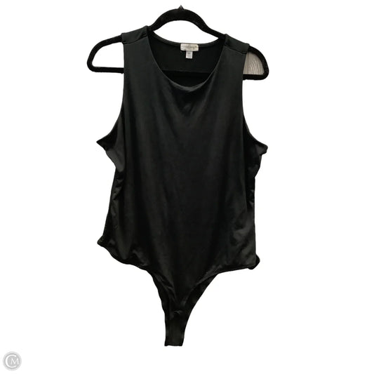 Top Sleeveless By Clothes Mentor In Black, Size: 2x