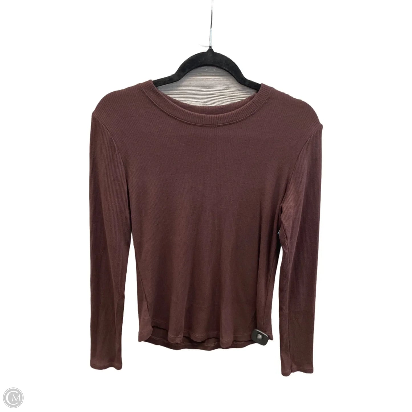 Top Long Sleeve By Truth In Brown, Size: M