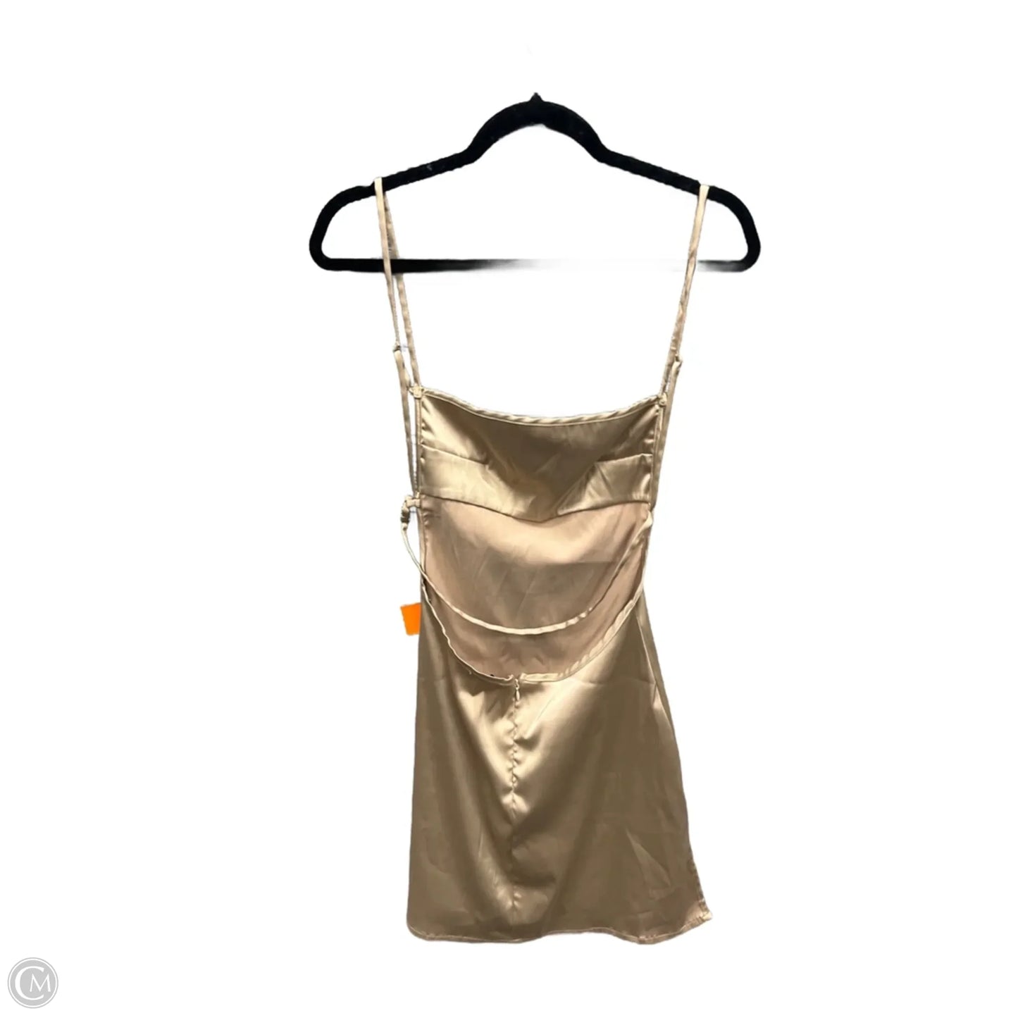 Dress Casual Short By Fashion Nova In Tan, Size: M