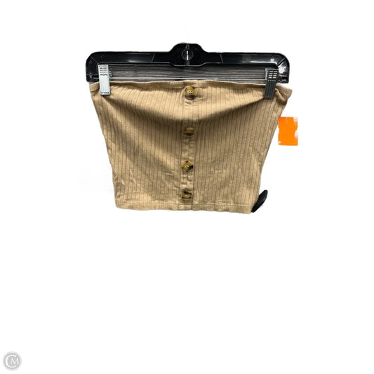 Top Sleeveless By Shein In Brown, Size: M