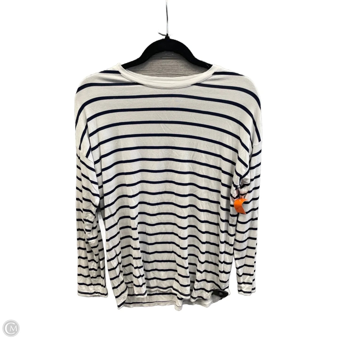 Top Long Sleeve By Gap In Striped Pattern, Size: S