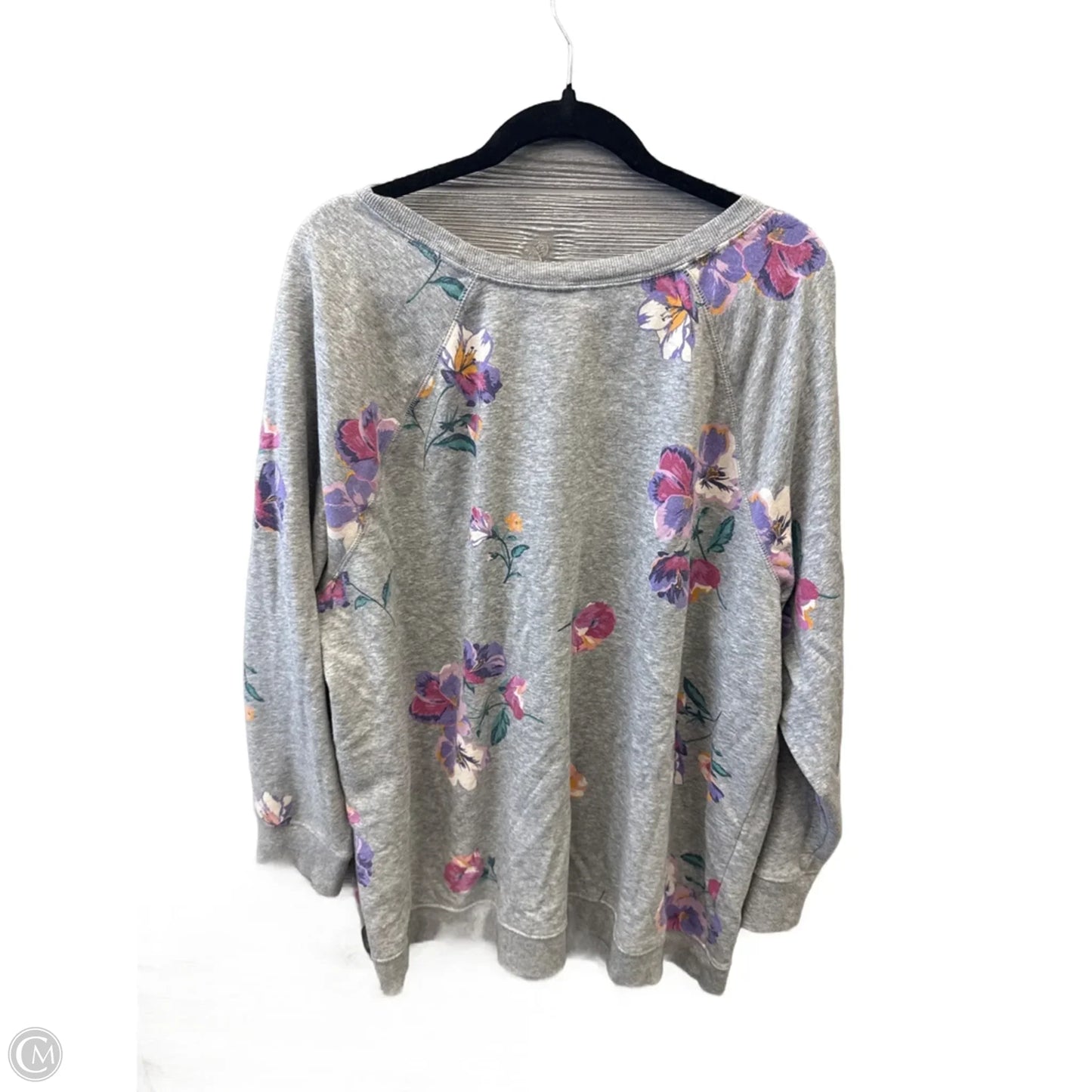 Top Long Sleeve By Old Navy In Grey, Size: 3x