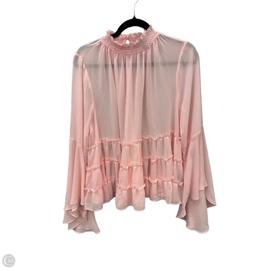 Top Long Sleeve By Torrid In Pink, Size: 1x