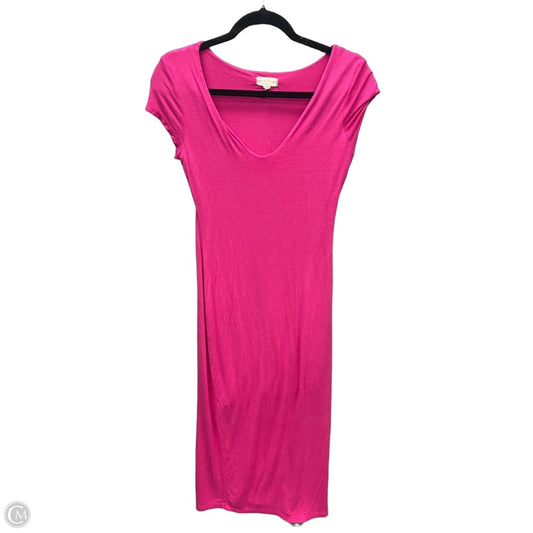 Dress Casual Midi By See You Monday In Pink, Size: L