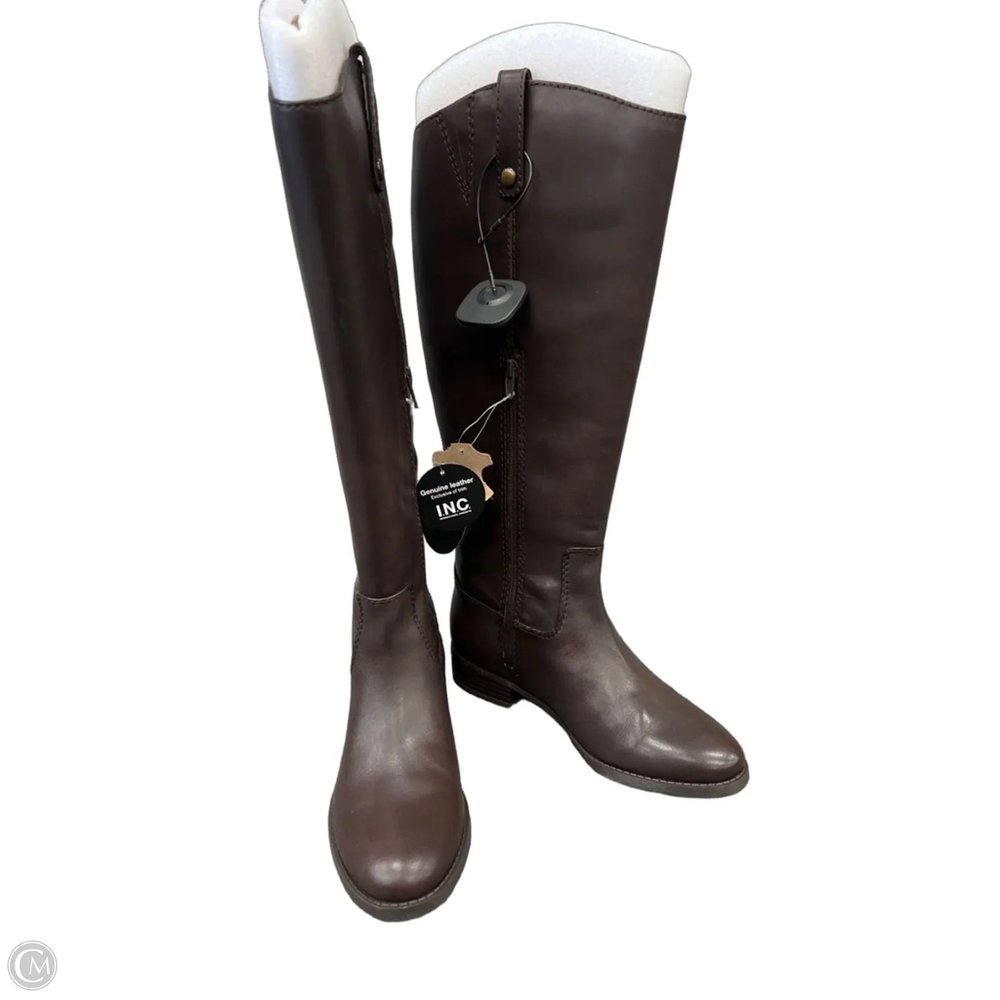 Boots Knee Flats By Inc In Brown, Size: 7