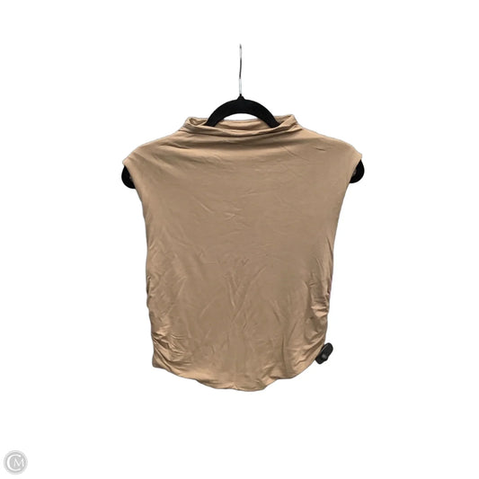 Top Sleeveless By A New Day In Brown, Size: M