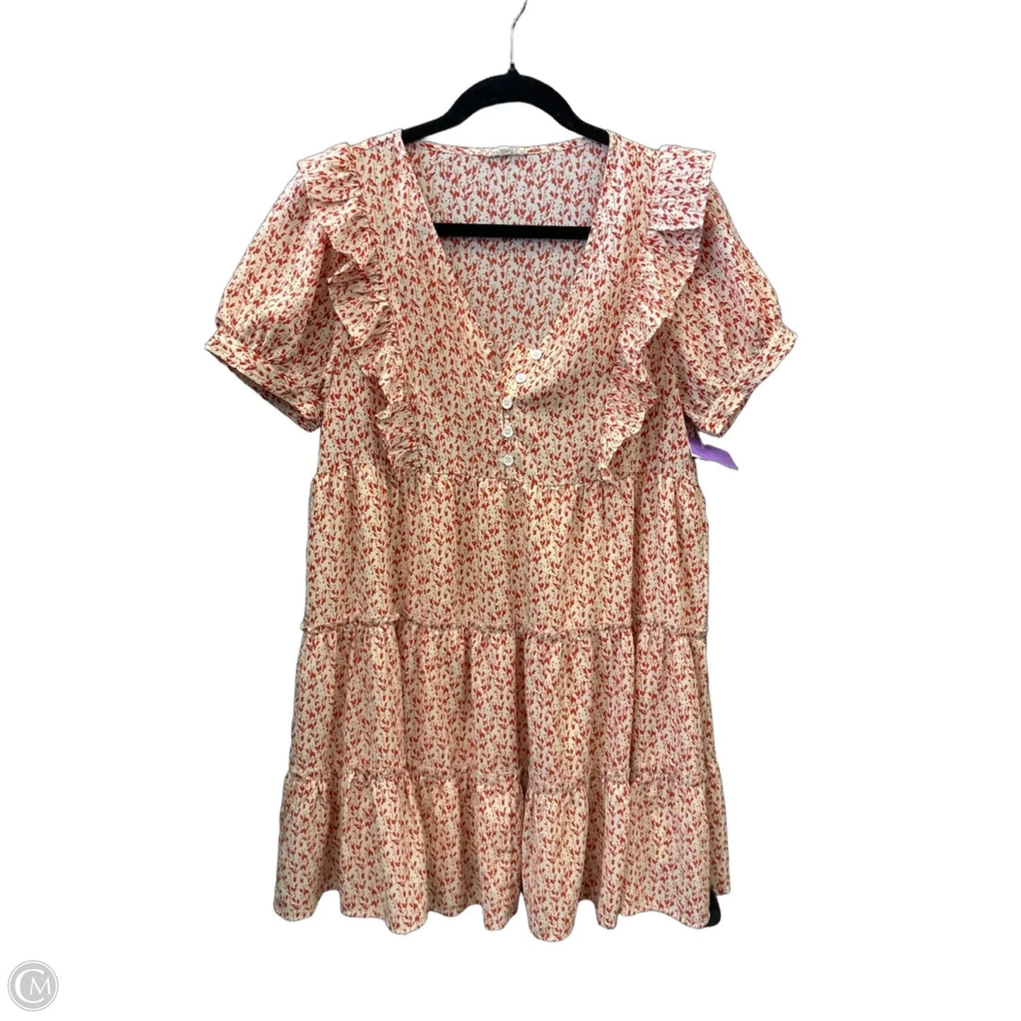 Dress Casual Short By Jodifl In Floral Print, Size: S