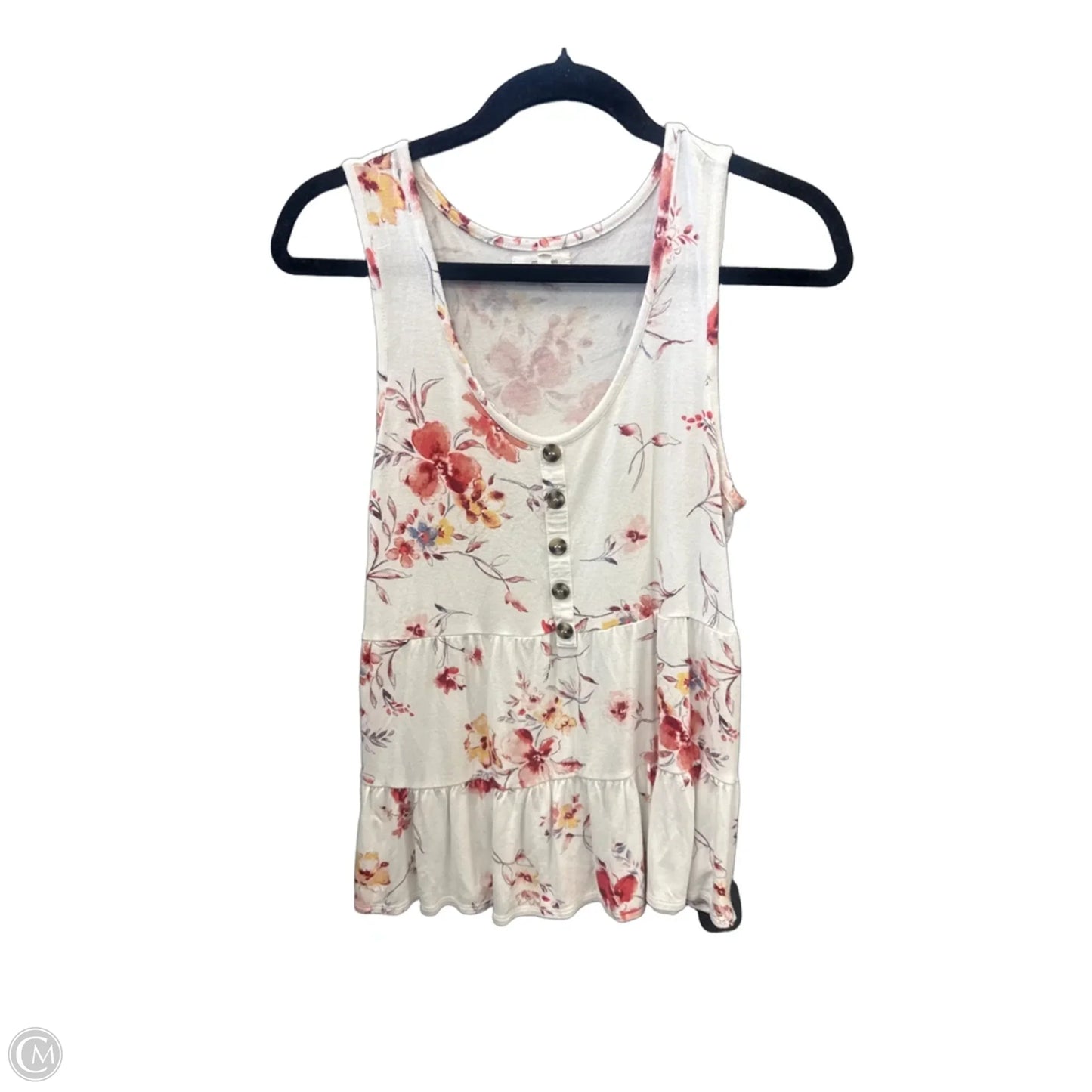 Top Sleeveless By Maurices In White, Size: S