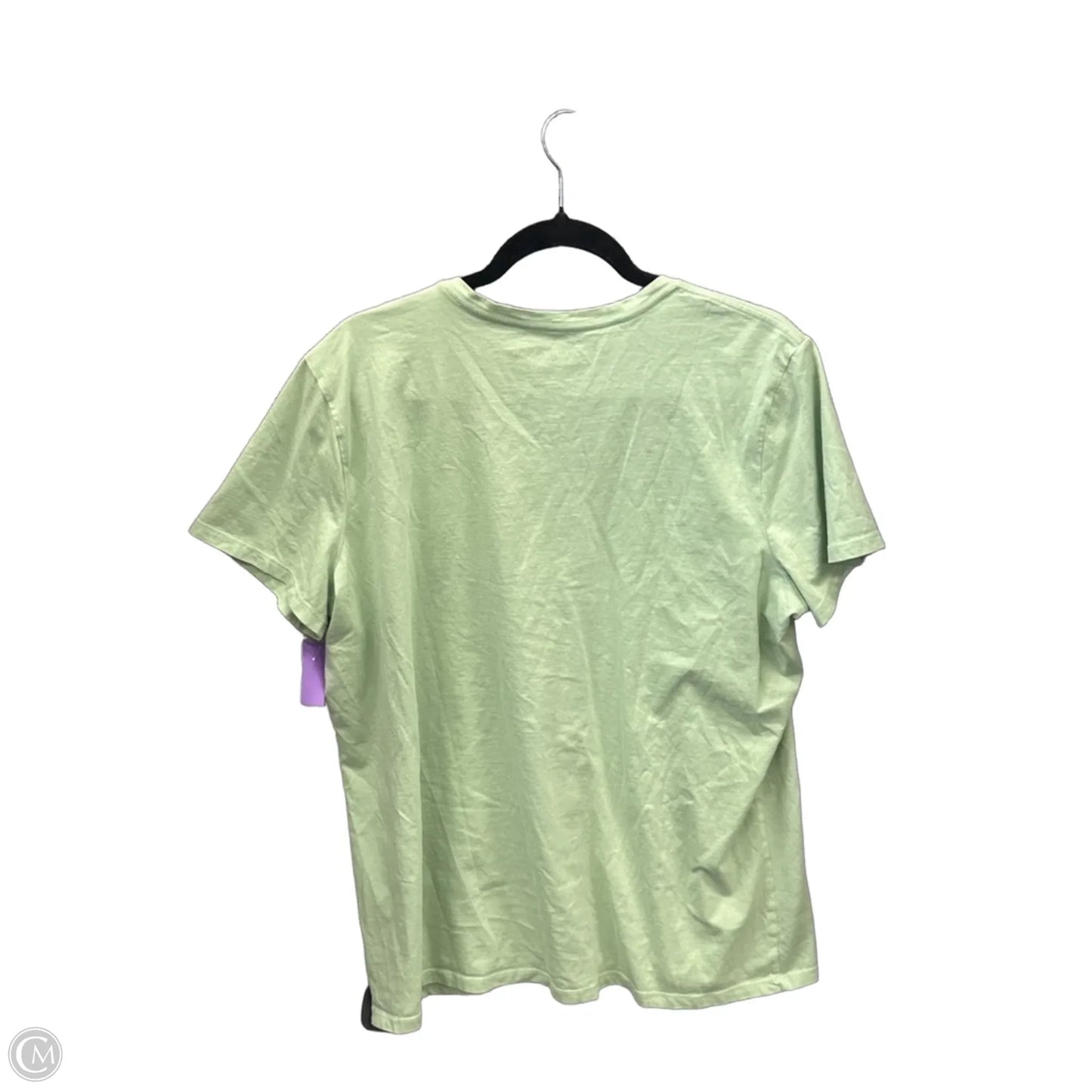 Top Short Sleeve By Life Is Good In Green, Size: Xxl