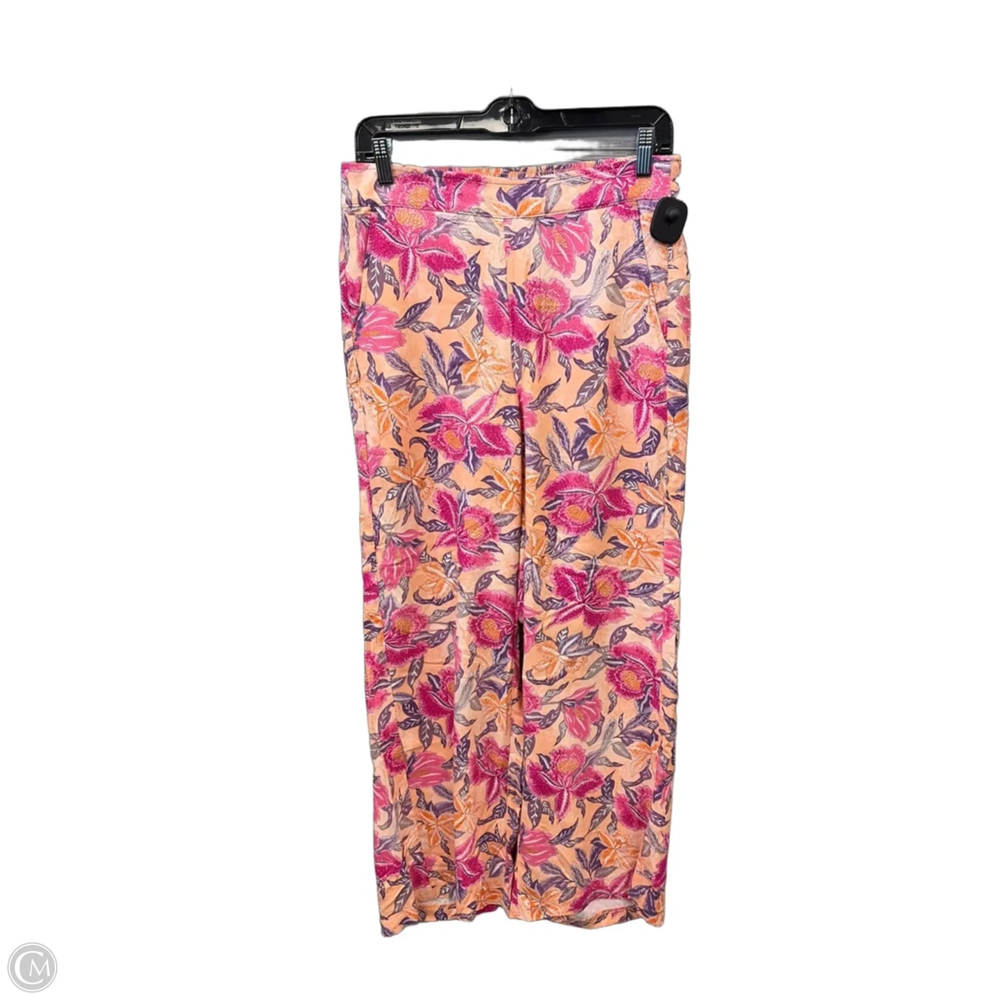 Pants Linen By Old Navy In Floral Print, Size: 8