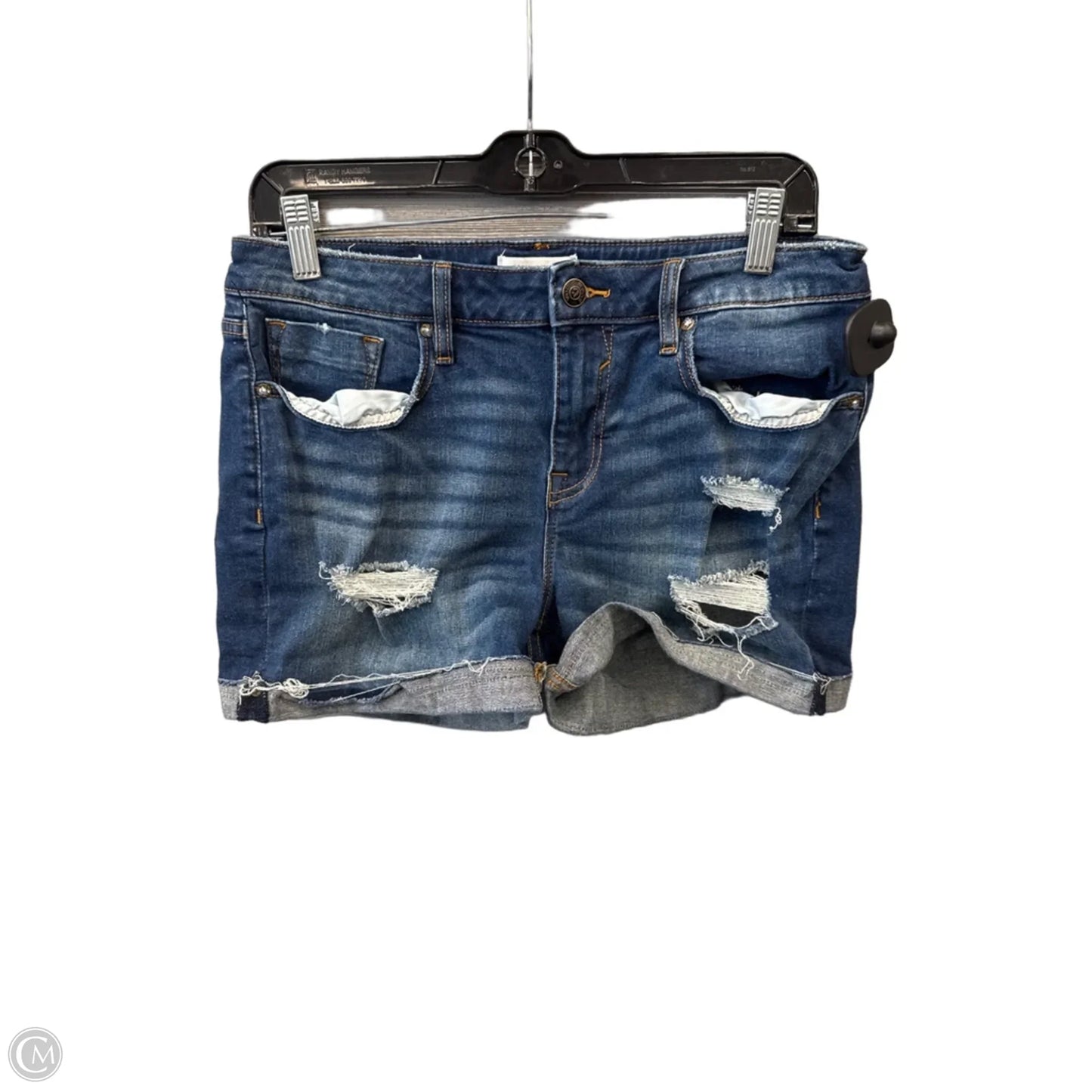 Shorts By Vigoss In Blue Denim, Size: 8