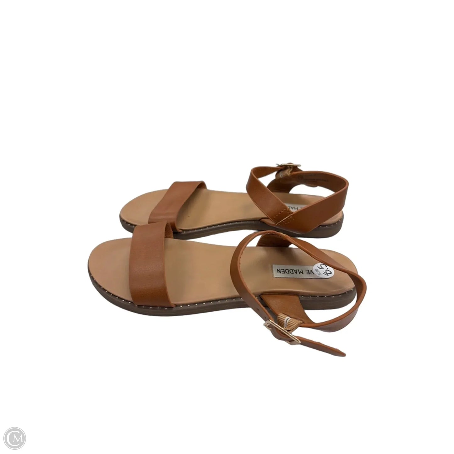 Sandals Flats By Steve Madden In Brown, Size: 8.5