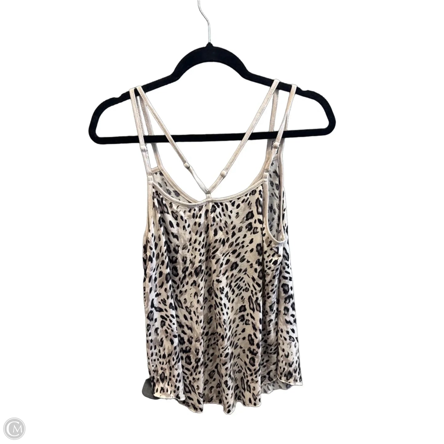 Top Sleeveless By Clothes Mentor In Leopard Print, Size: M