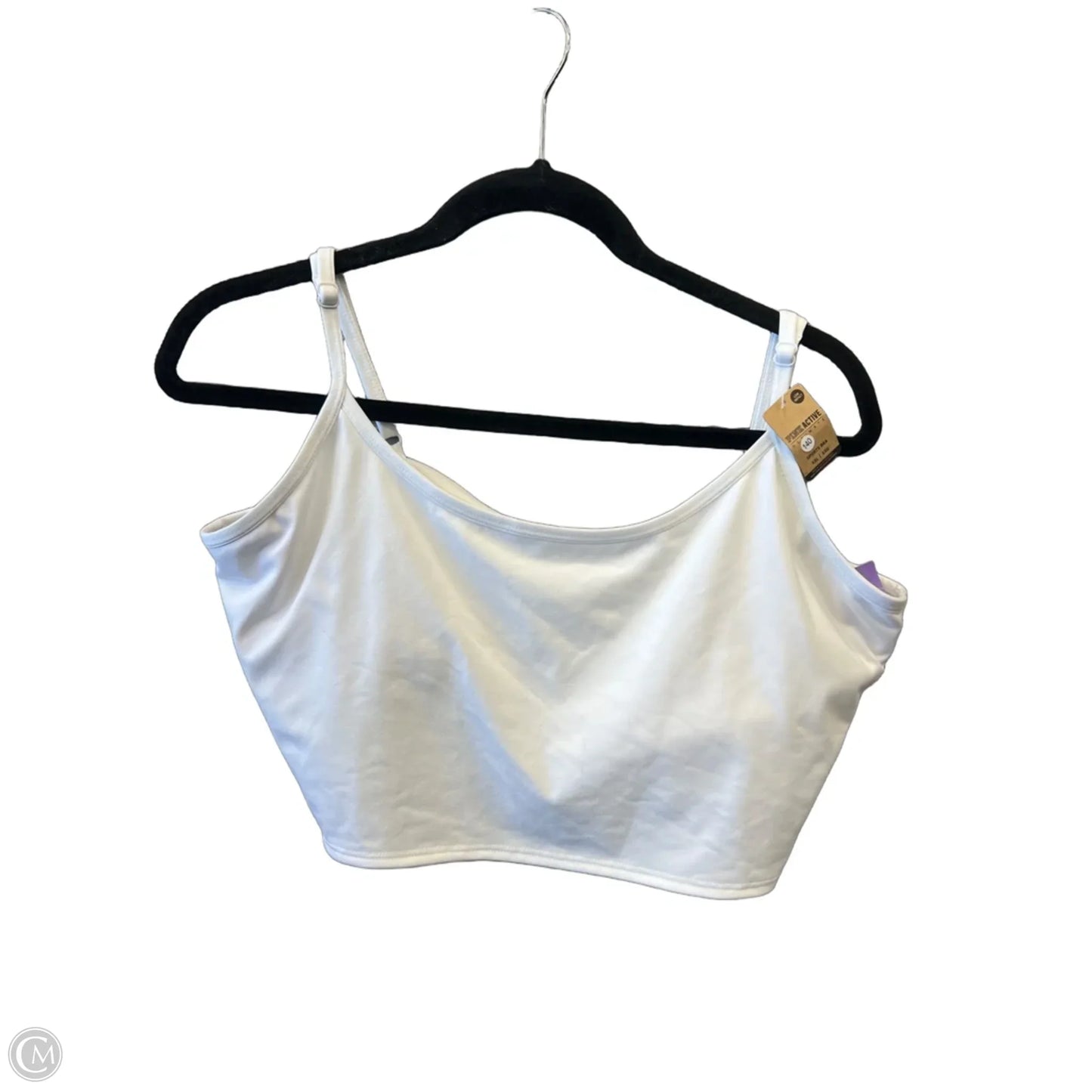 Athletic Bra By Pink In White, Size: Xxl
