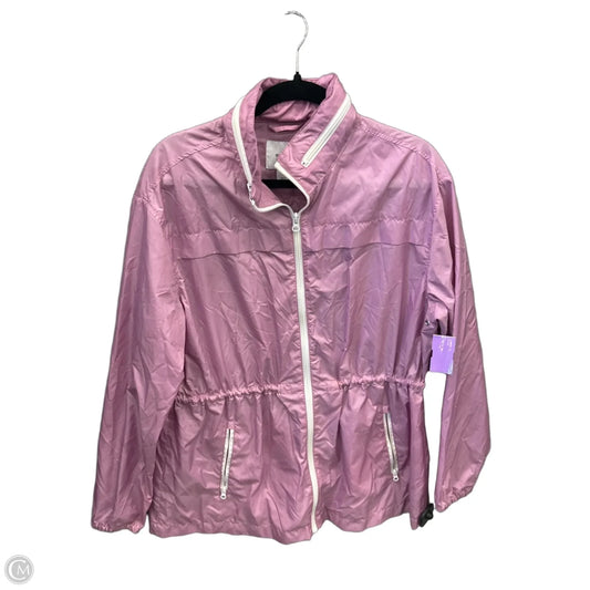 Jacket Windbreaker By Old Navy In Pink, Size: L