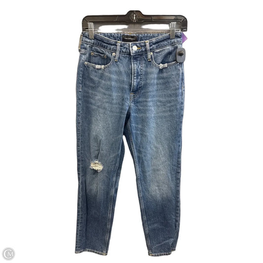 Jeans Straight By Free Assembly In Blue Denim, Size: 2
