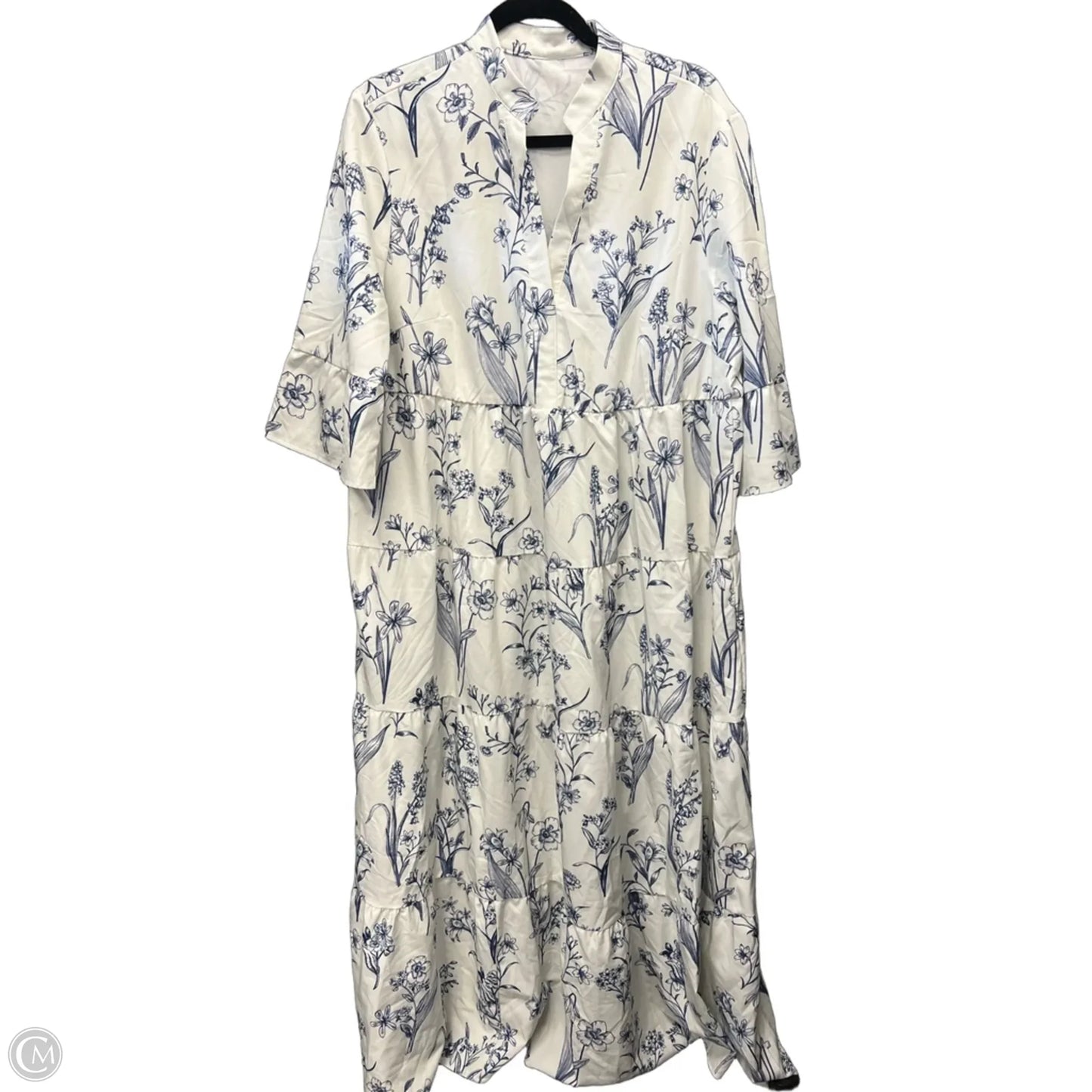Dress Casual Maxi By Shein In Floral Print, Size: 1x