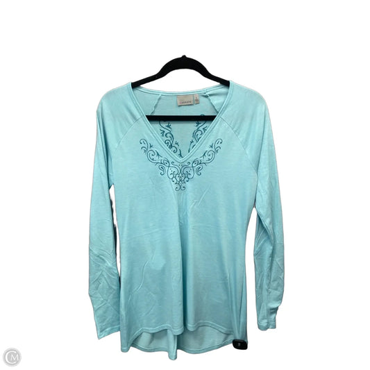Top Long Sleeve By Athleta In Blue, Size: M
