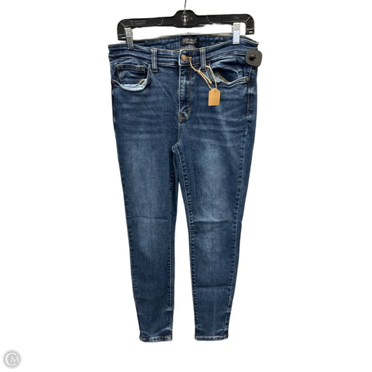 Jeans Skinny By Judy Blue In Blue Denim, Size: 10