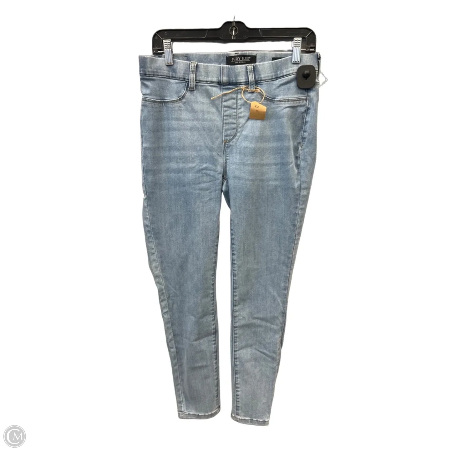 Jeans Skinny By Judy Blue In Blue Denim, Size: 12