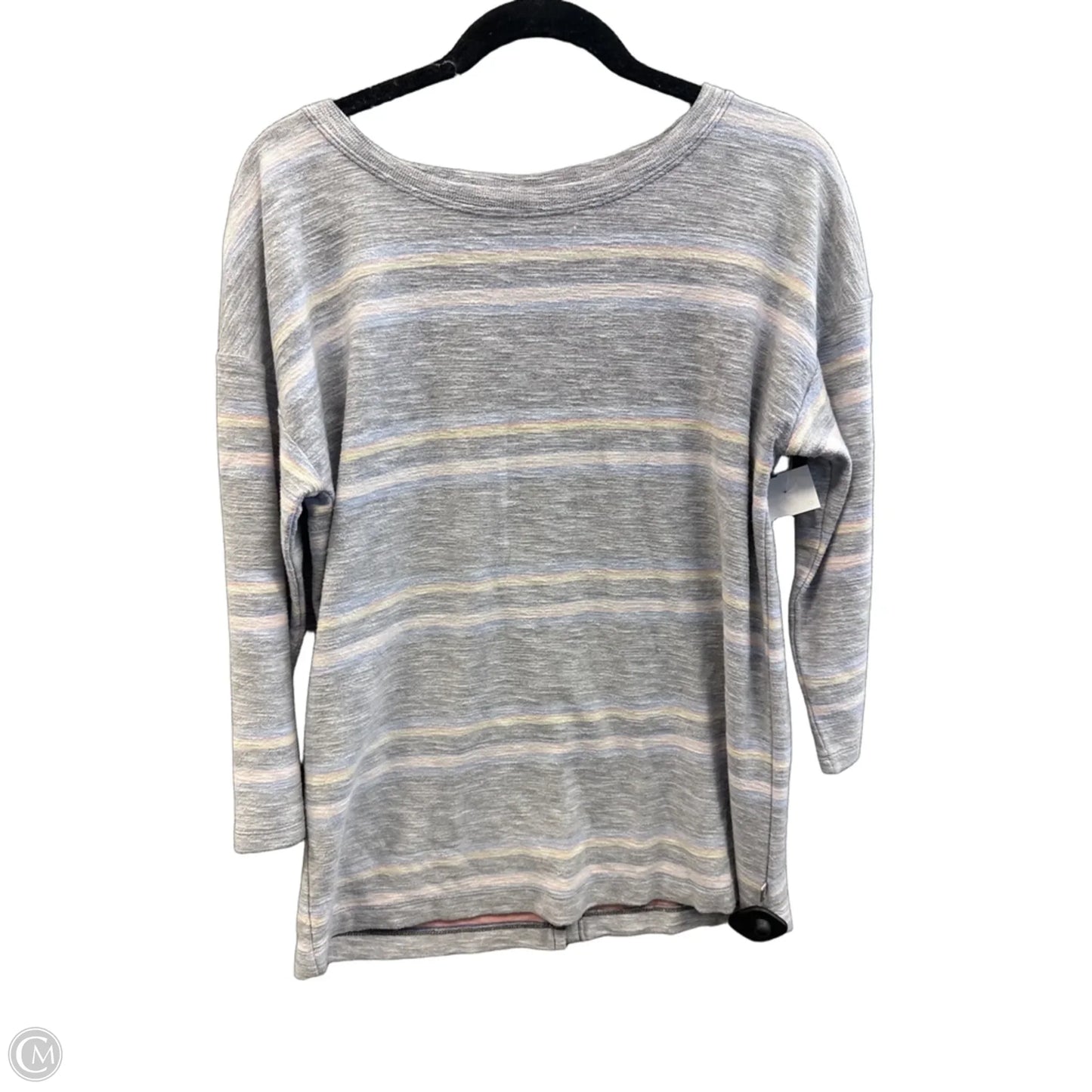 Top Long Sleeve By Talbots In Grey, Size: M