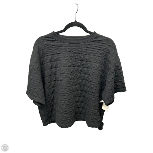 Top Short Sleeve By A New Day In Black, Size: M