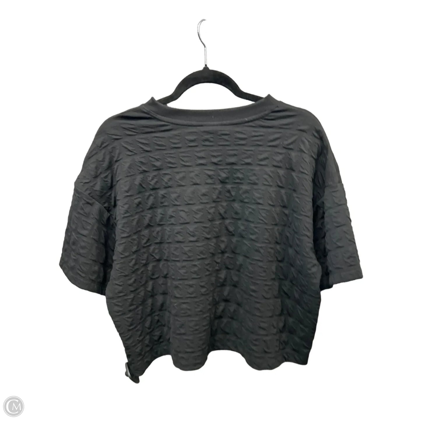 Top Short Sleeve By A New Day In Black, Size: M