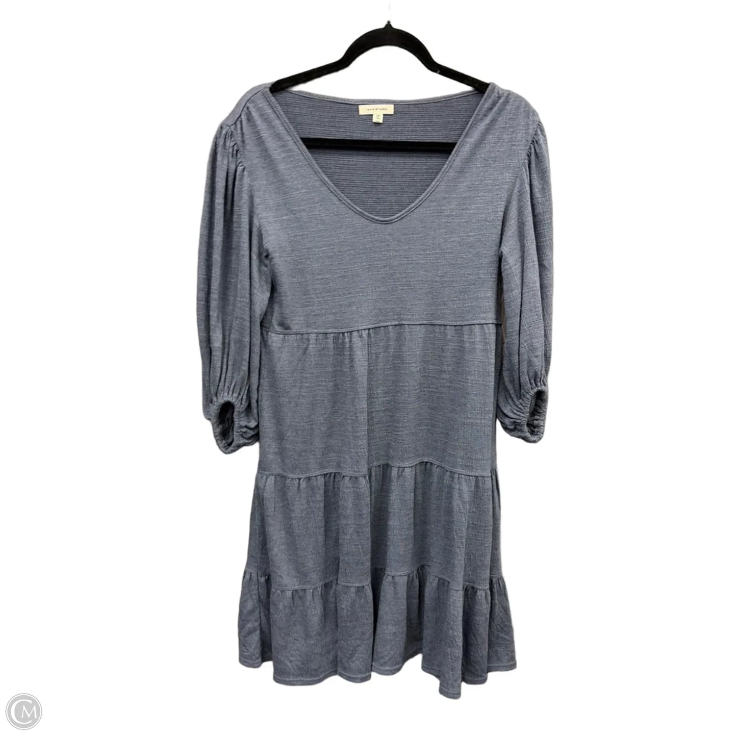 Dress Casual Midi By Max Studio In Blue, Size: Xs