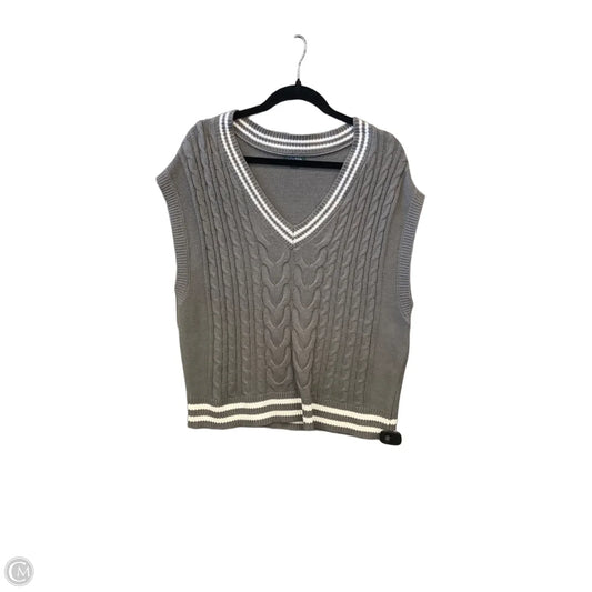 Vest Sweater By Wild Fable In Grey, Size: M