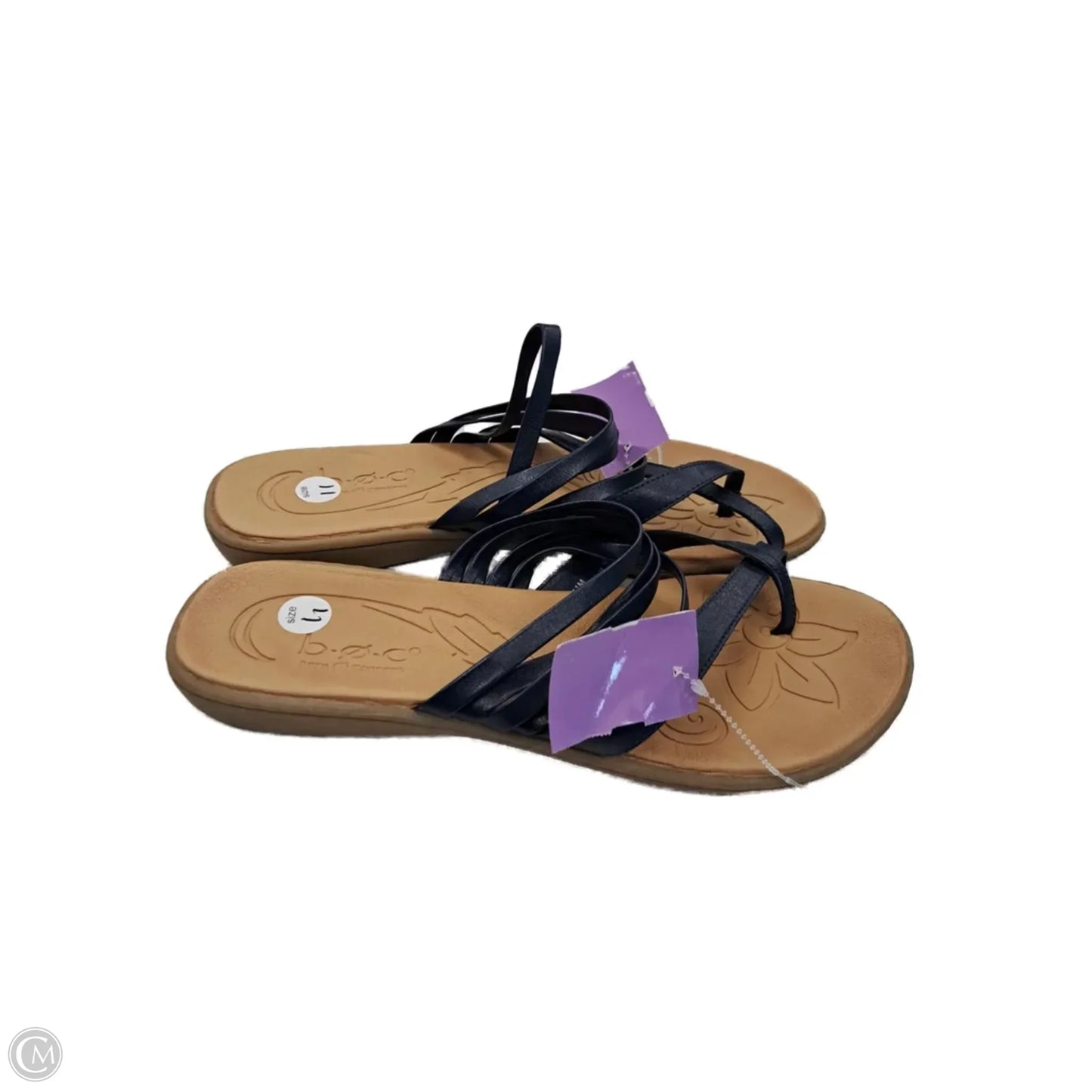 Sandals Flats By Boc In Blue, Size: 11