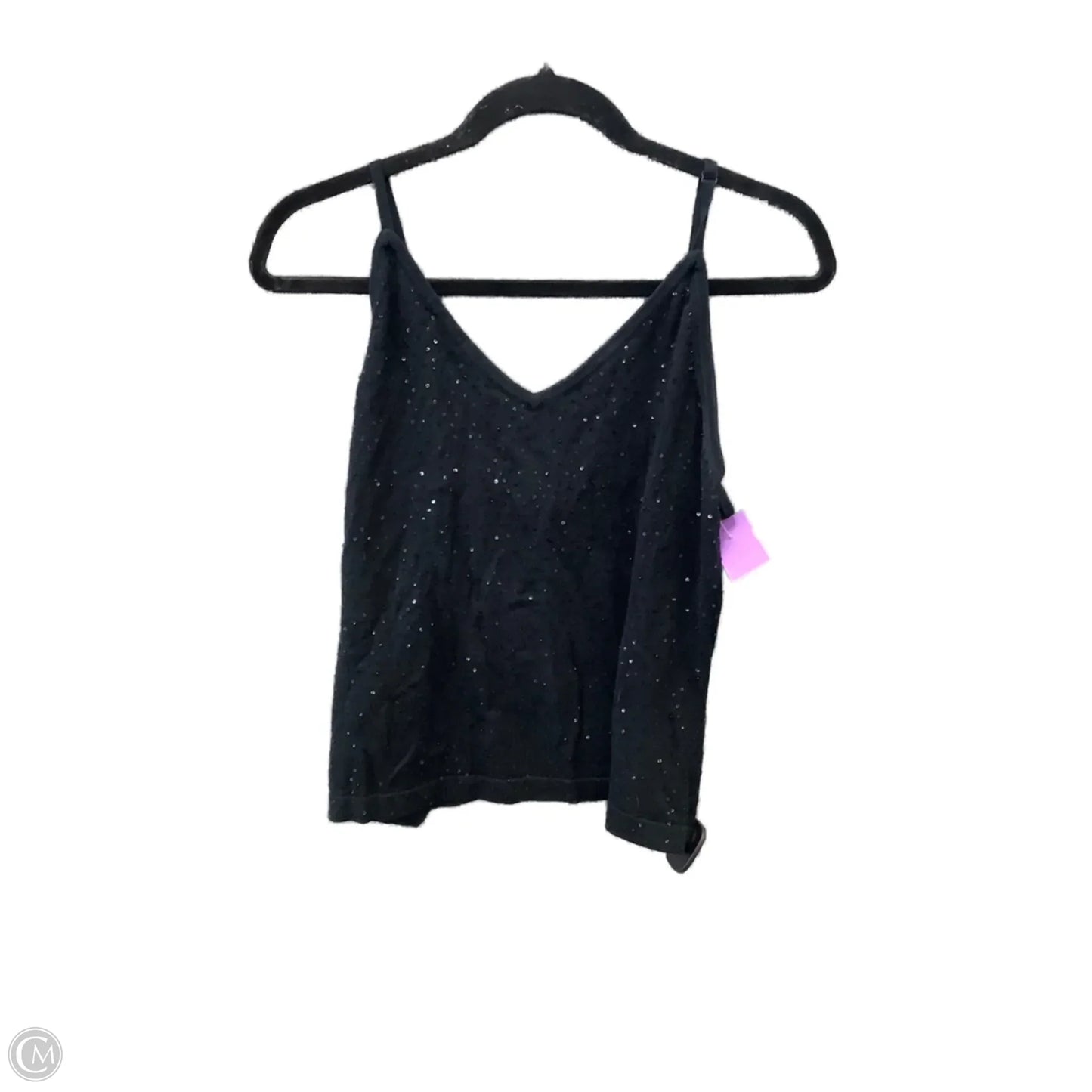Top Sleeveless By Attention In Black, Size: Xl
