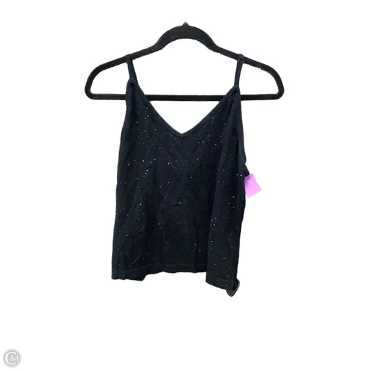 Top Sleeveless By Attention In Black, Size: Xl