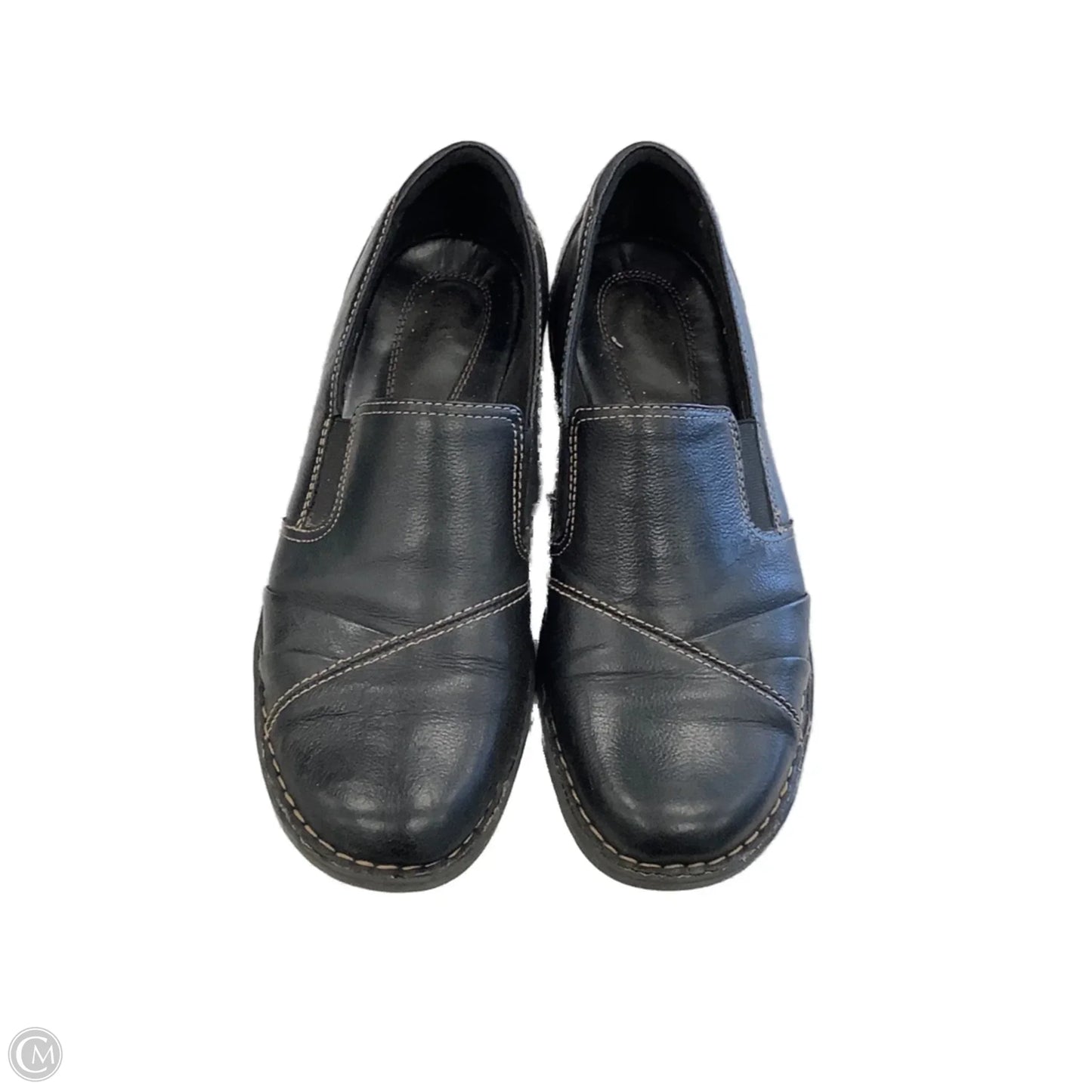 Shoes Flats By Clarks In Black, Size: 10