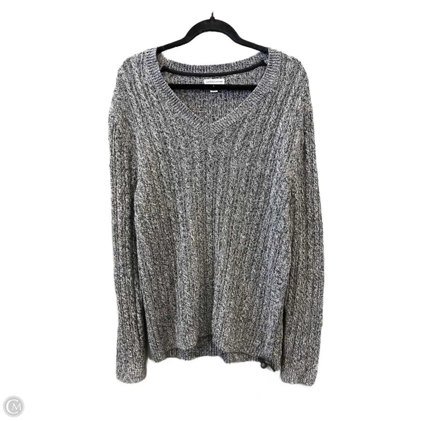 Sweater By Croft And Barrow In Grey, Size: Xl