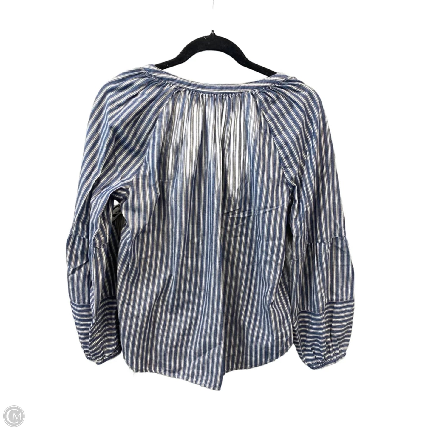 Top Long Sleeve By Time And Tru In Blue, Size: M