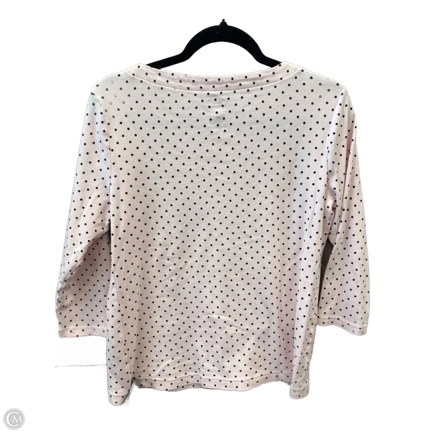 Top Long Sleeve By Croft And Barrow In Pink, Size: M