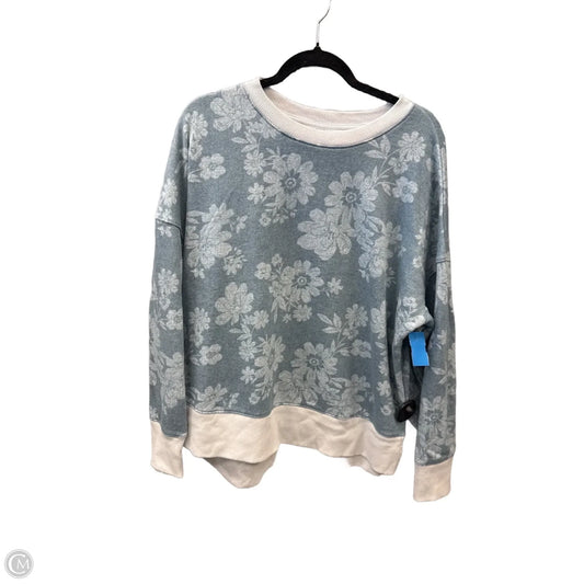 Top Long Sleeve By Time And Tru In Blue, Size: Xl