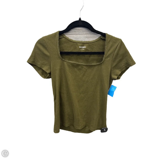 Top Short Sleeve By Old Navy In Green, Size: L